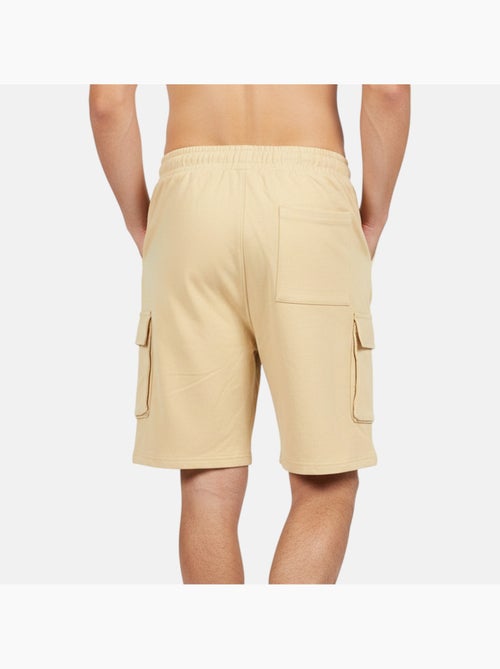 Lee Cooper - Short cargo hombre beige con bolsillos laterales - Kiabi