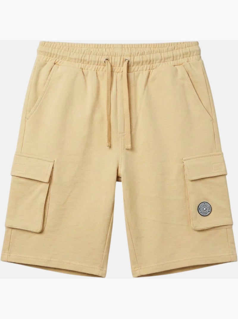 Lee Cooper - Short cargo hombre beige con bolsillos laterales Beige - Kiabi
