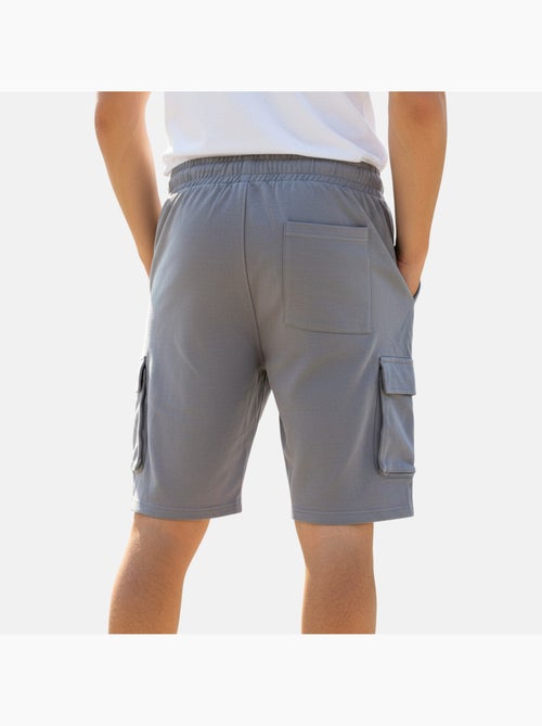 Lee Cooper - Short cargo hombre gris con bolsillos laterales+ - Kiabi