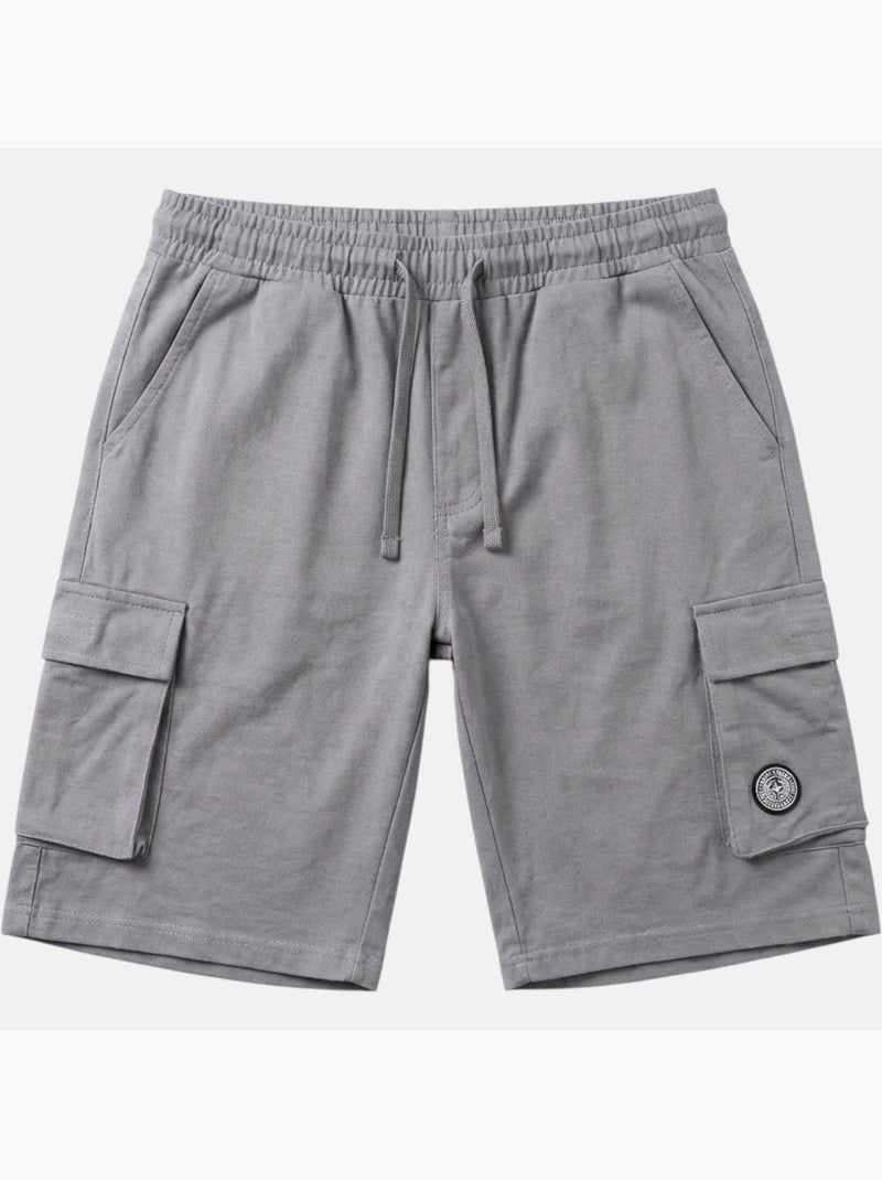 Lee Cooper - Short cargo hombre gris con bolsillos laterales+ Gris - Kiabi