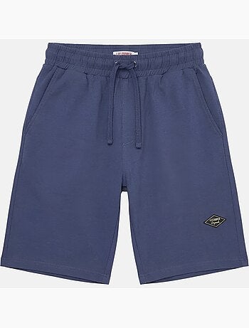 Lee Cooper - Short hombre azul con cintura elástica