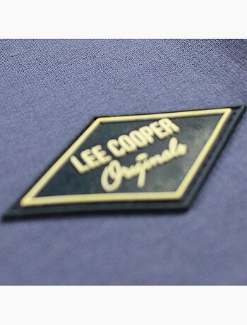 Lee Cooper - Short hombre azul con cintura elástica