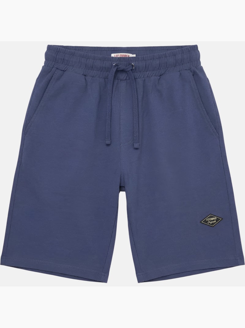 Lee Cooper - Short hombre azul con cintura elástica Azul - Kiabi