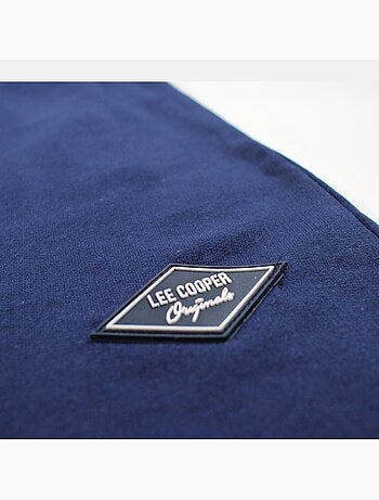 Lee Cooper - Short hombre azul marino con cintura elástica