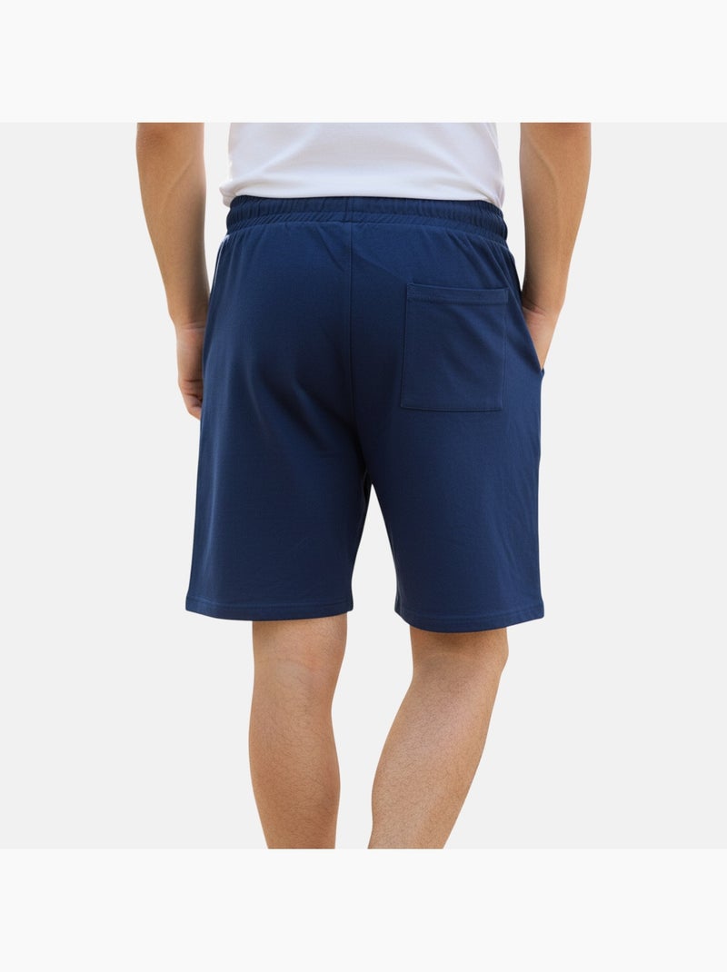 Lee Cooper - Short hombre azul marino con cintura elástica Azul marino - Kiabi