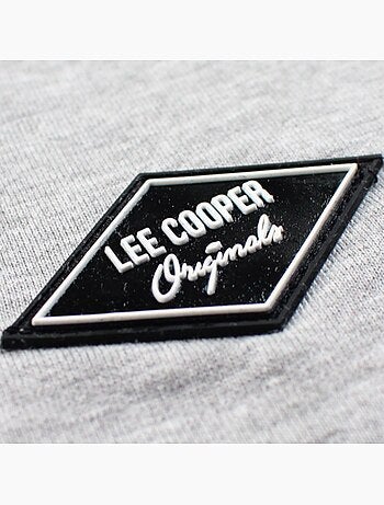 Lee Cooper - Short hombre gris en algodón
