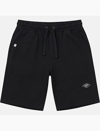 Lee Cooper - Short hombre negro con cintura elástica