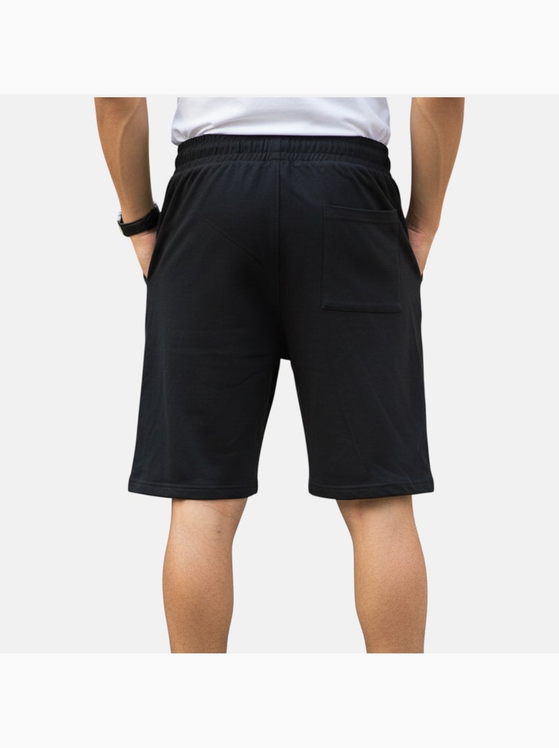 Lee Cooper - Short hombre negro con cintura elástica Negro - Kiabi