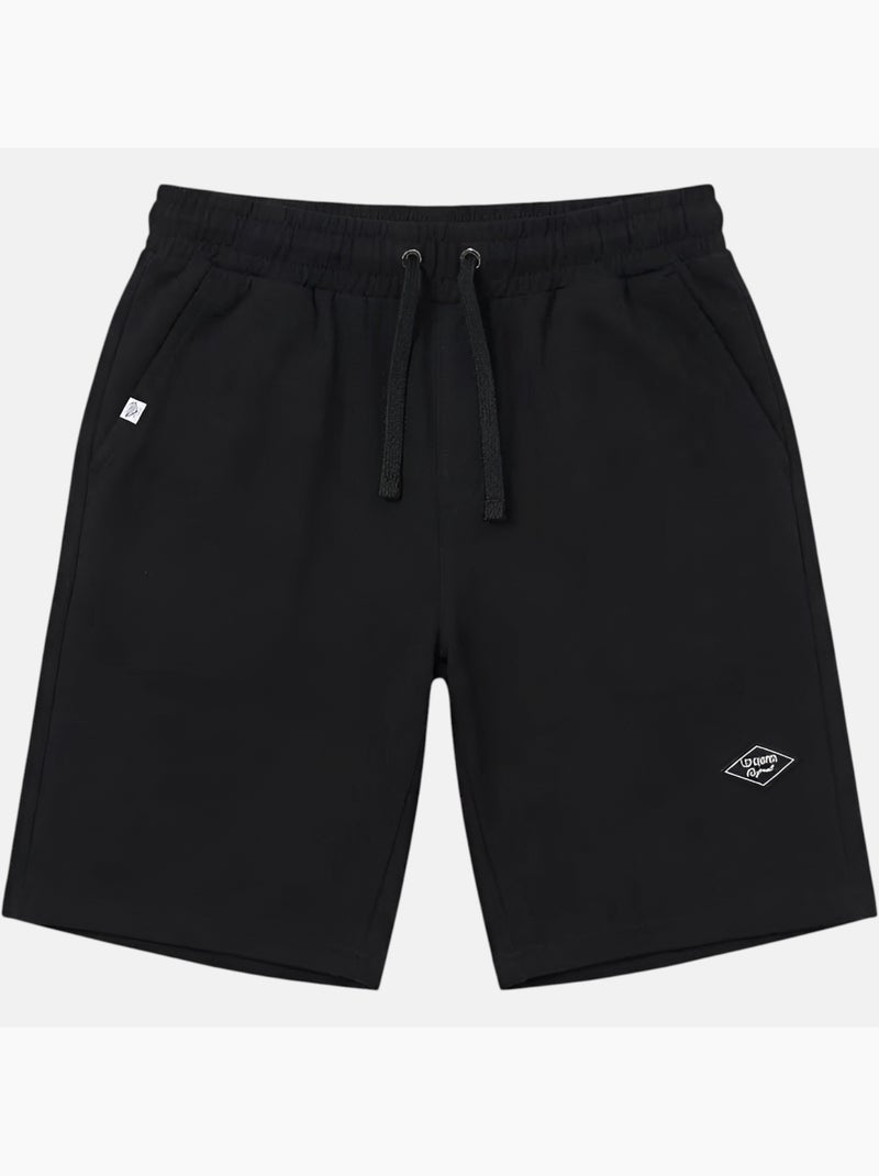 Lee Cooper - Short hombre negro con cintura elástica Negro - Kiabi