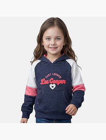 Lee Cooper - Sudadera con capucha niña