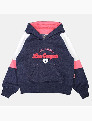 Lee Cooper - Sudadera con capucha niña