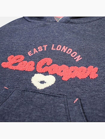 Lee Cooper - Sudadera con capucha niña