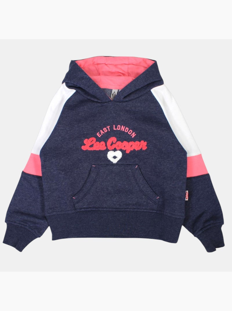Lee Cooper - Sudadera con capucha niña Azul marino - Kiabi