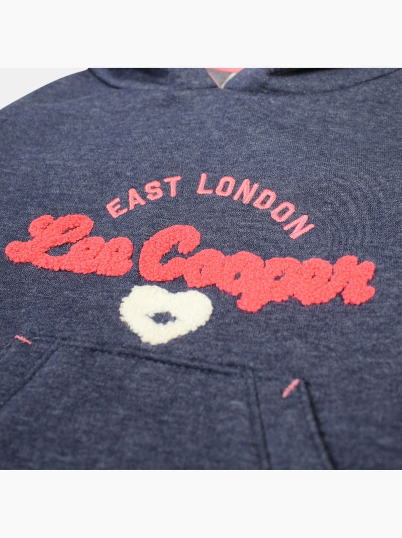 Lee Cooper - Sudadera con capucha niña Azul marino - Kiabi
