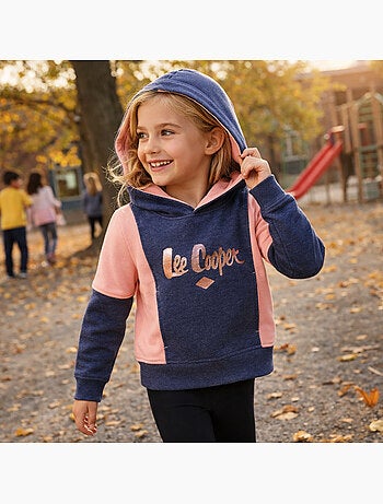 Lee Cooper - Sudadera con capucha niña
