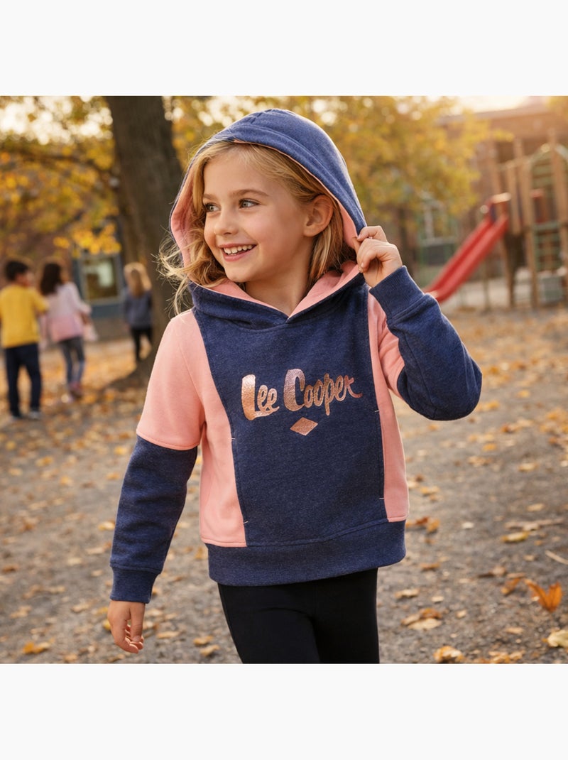 Lee Cooper - Sudadera con capucha niña Azul marino - Kiabi