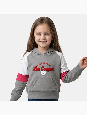 Lee Cooper - Sudadera con capucha niña