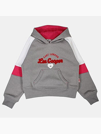 Lee Cooper - Sudadera con capucha niña
