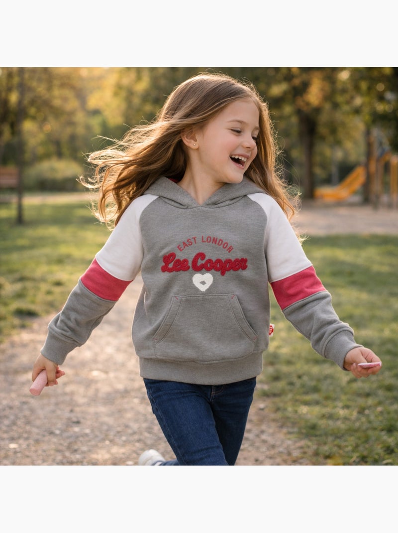 Lee Cooper - Sudadera con capucha niña Gris - Kiabi