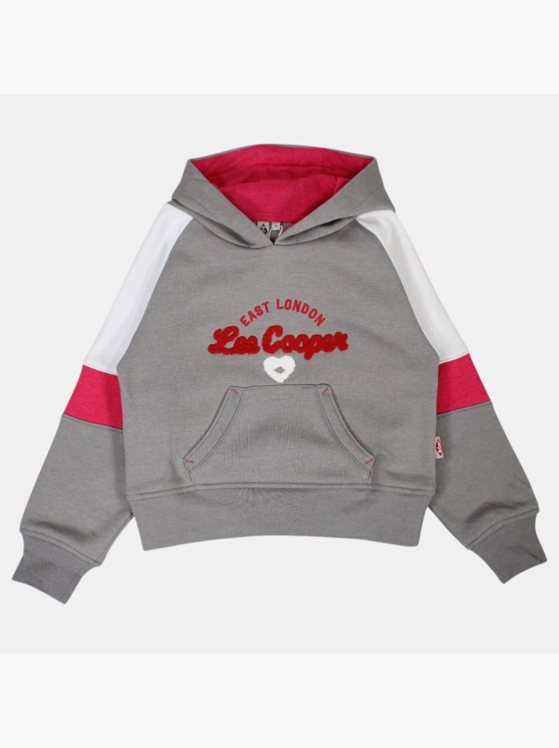 Lee Cooper - Sudadera con capucha niña Gris - Kiabi