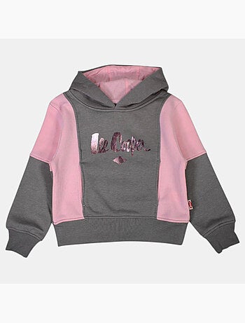 Lee Cooper - Sudadera con capucha niña