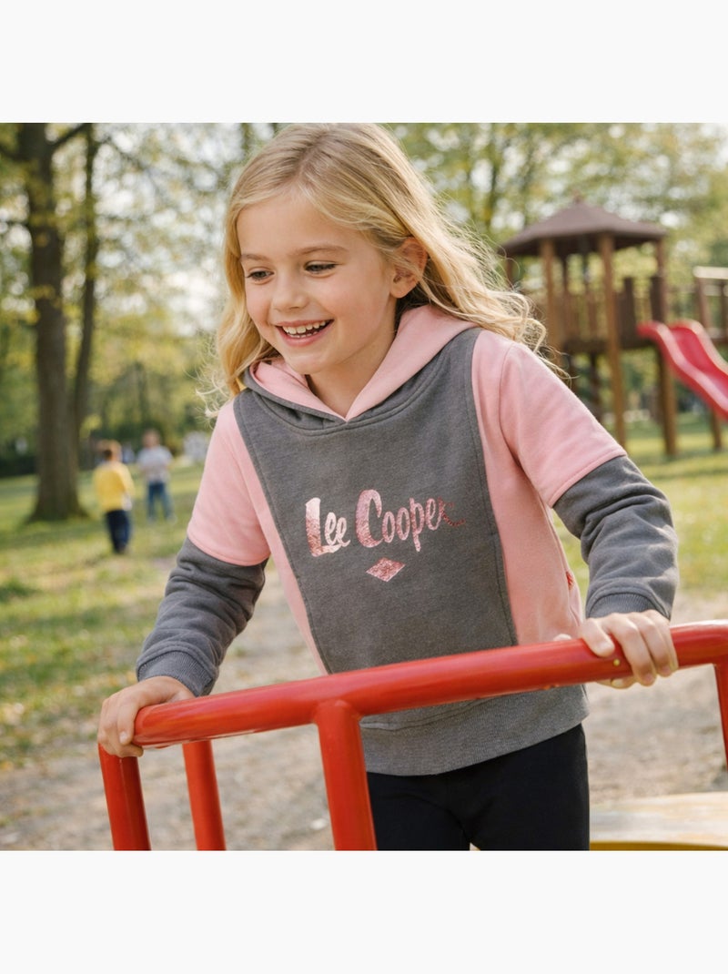 Lee Cooper - Sudadera con capucha niña Gris - Kiabi
