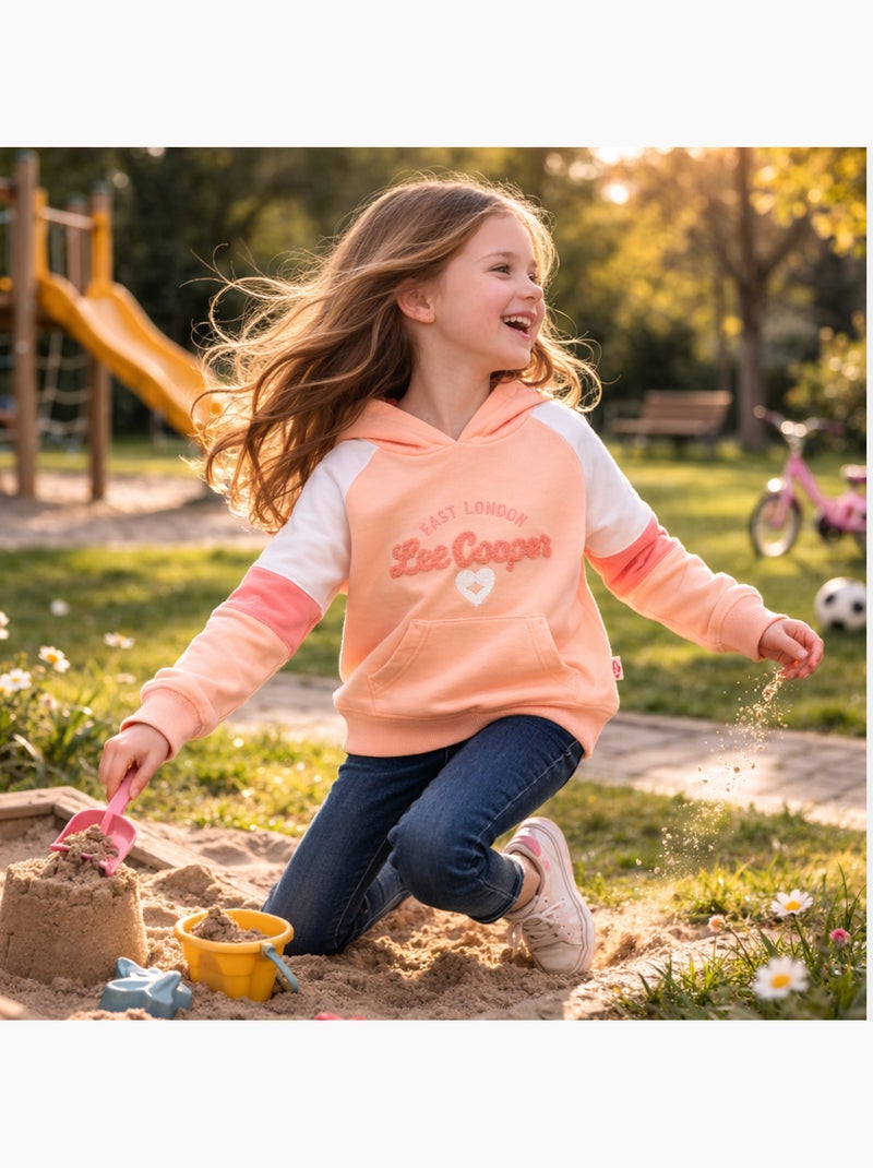 Lee Cooper - Sudadera con capucha niña Rosa - Kiabi