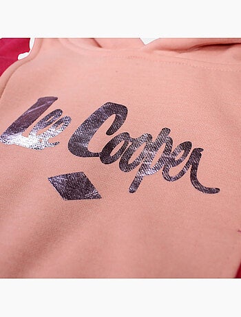 Lee Cooper - Sudadera con capucha niña
