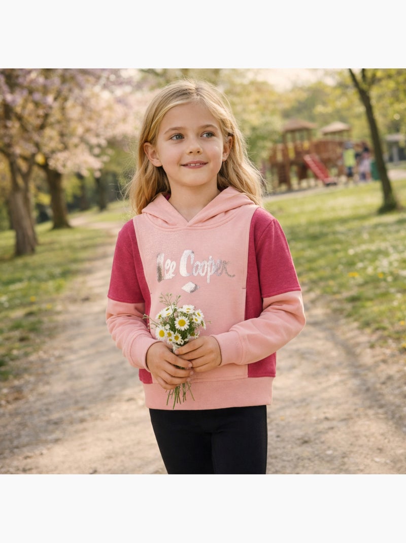 Lee Cooper - Sudadera con capucha niña Rosa - Kiabi