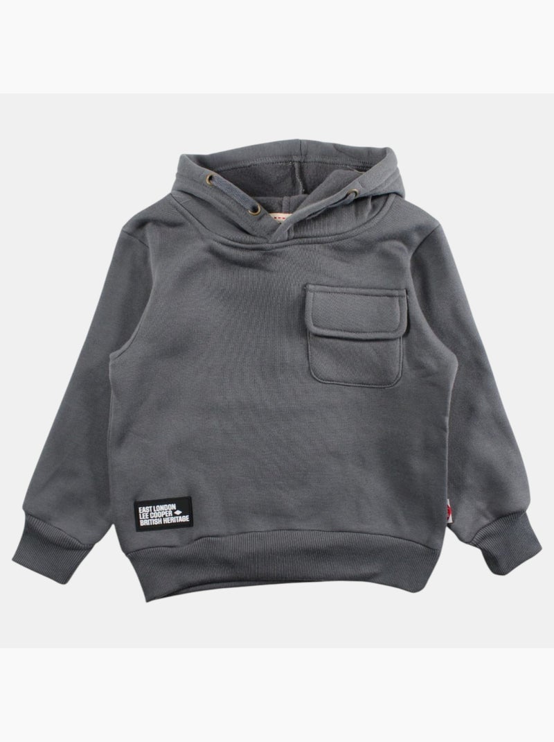 Lee Cooper - Sudadera con capucha niño Gris antracita - Kiabi