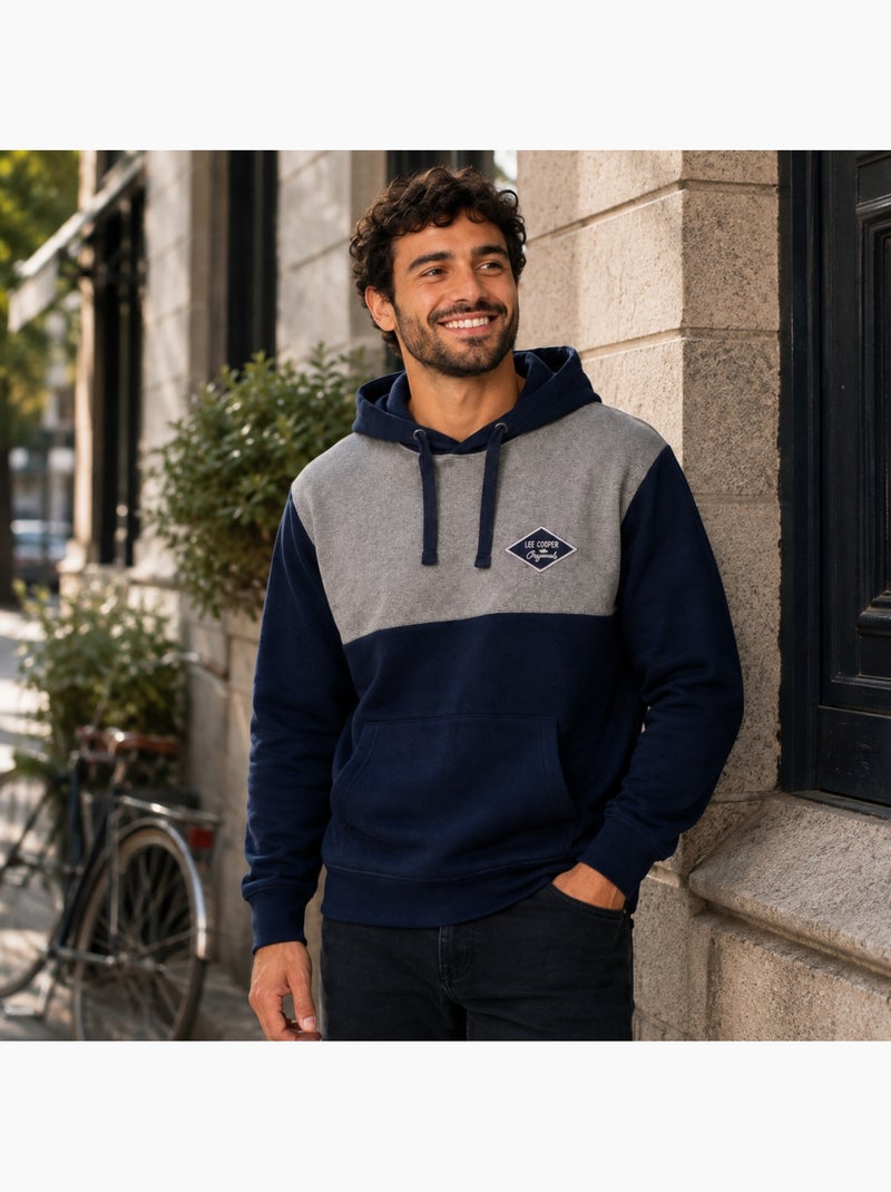 Lee cooper - sudadera con capucha para hombre Azul marino - Kiabi