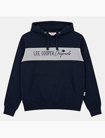 Lee cooper - sudadera con capucha para hombre