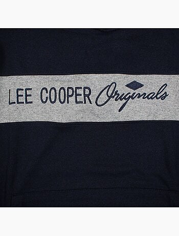 Lee cooper - sudadera con capucha para hombre