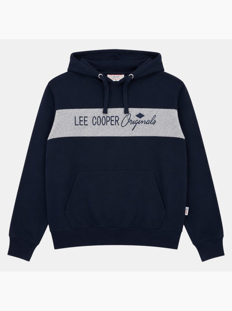Lee cooper - sudadera con capucha para hombre Azul marino - Kiabi