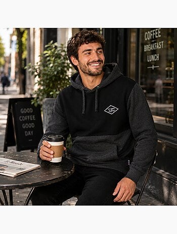 Lee cooper - sudadera con capucha para hombre