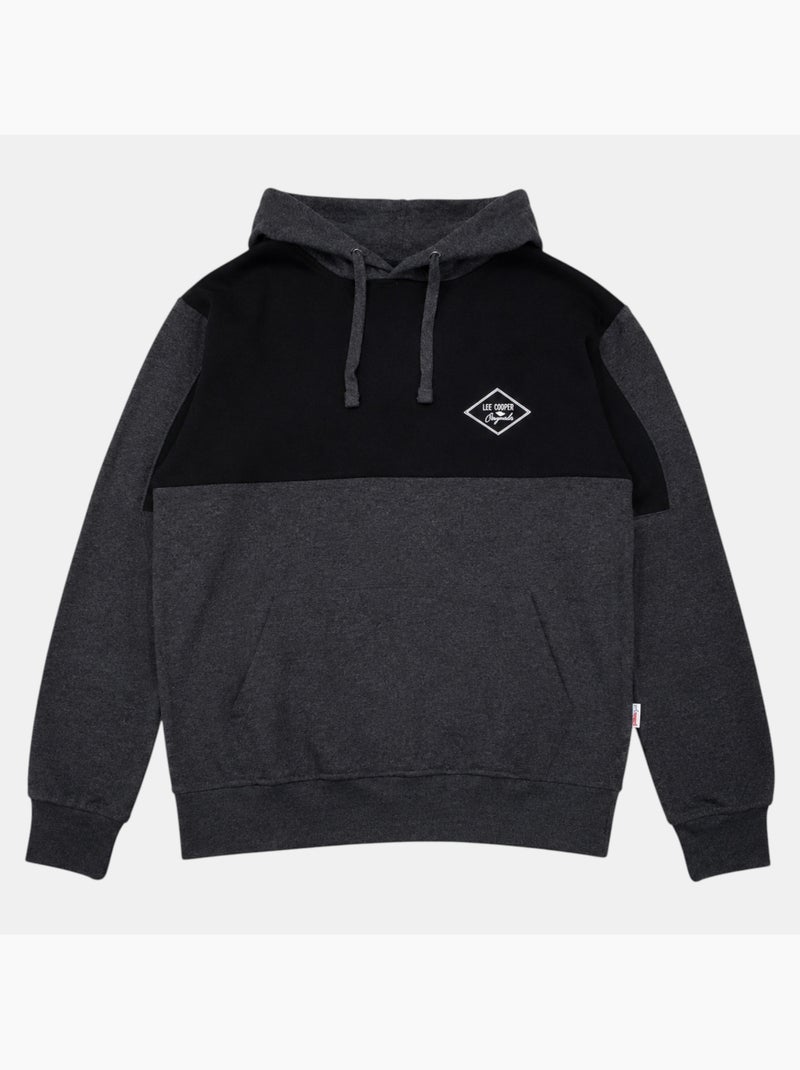 Lee cooper - sudadera con capucha para hombre Gris antracita - Kiabi