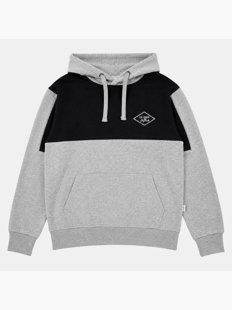 Lee cooper - sudadera con capucha para hombre Gris - Kiabi