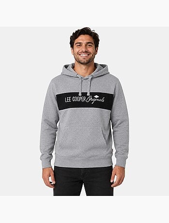 Lee cooper - sudadera con capucha para hombre