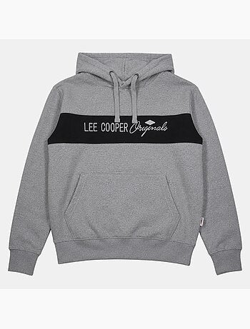Lee cooper - sudadera con capucha para hombre
