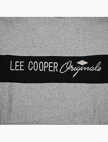 Lee cooper - sudadera con capucha para hombre