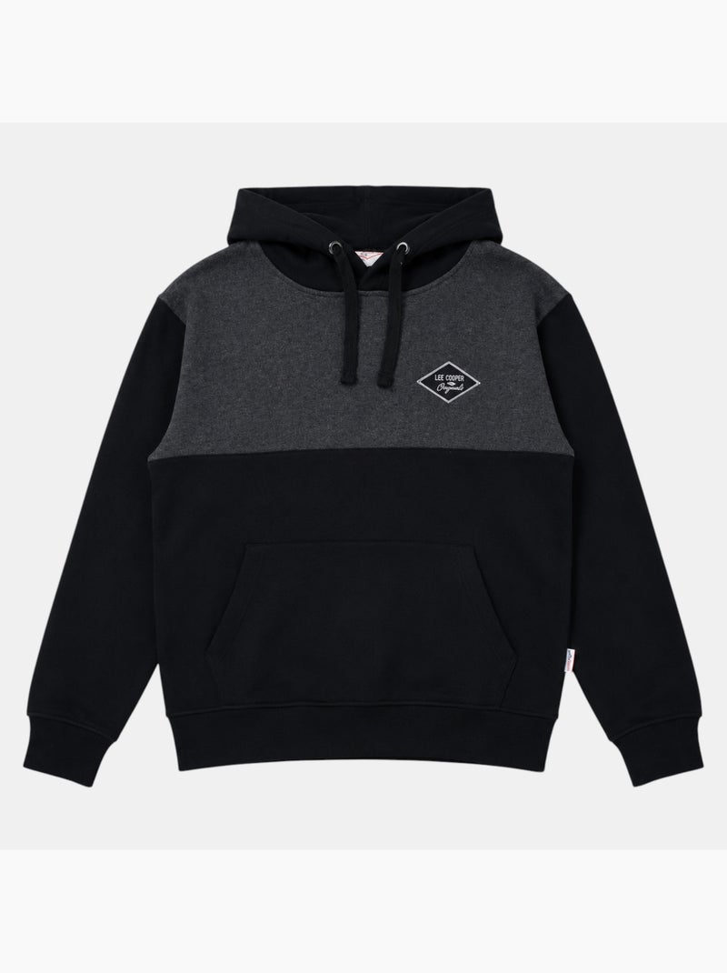 Lee cooper - sudadera con capucha para hombre Negro - Kiabi