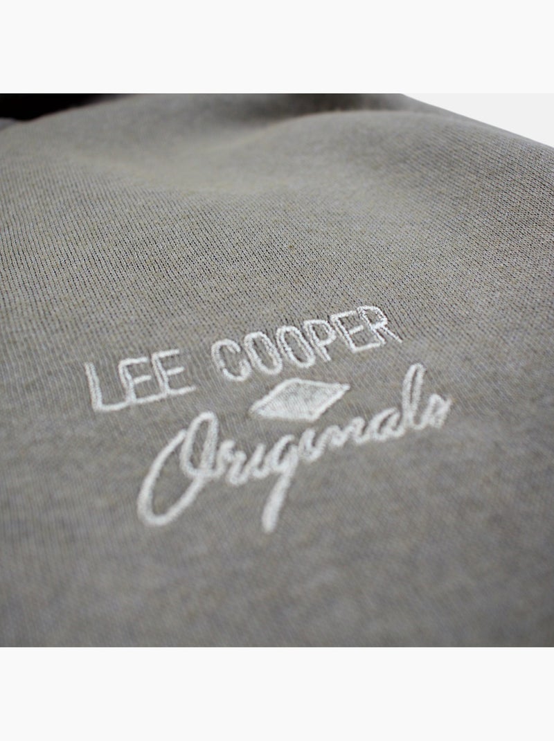 Lee Cooper - Sudadera hombre con capucha Caqui - Kiabi