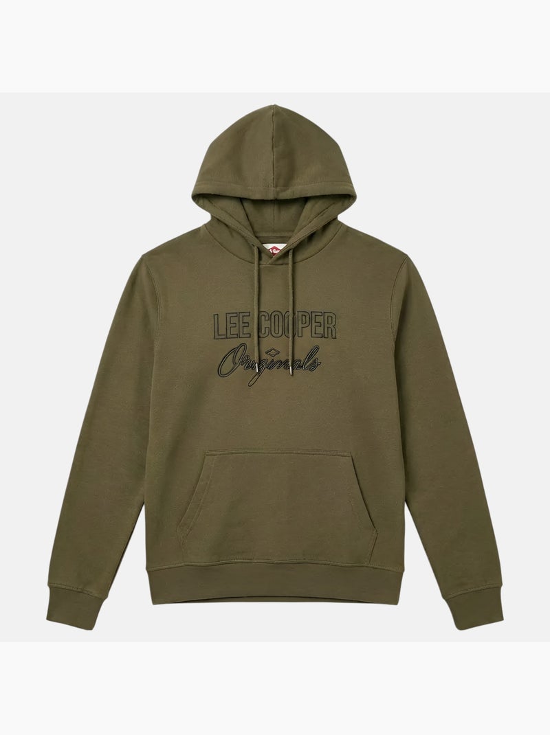 Lee Cooper - Sudadera hombre con capucha Caqui - Kiabi