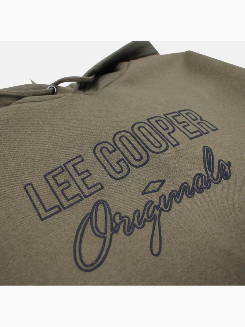 Lee Cooper - Sudadera hombre con capucha Caqui - Kiabi