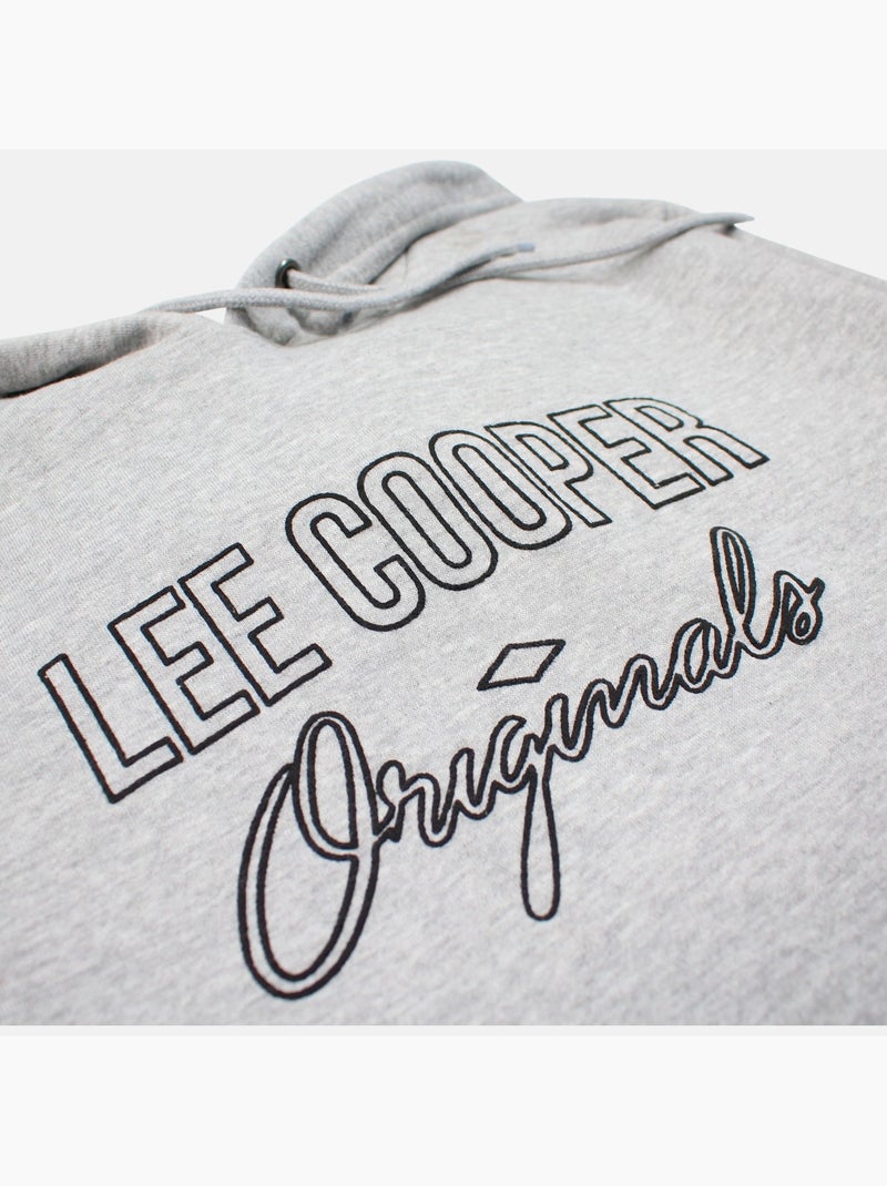 Lee Cooper - Sudadera hombre con capucha Gris - Kiabi