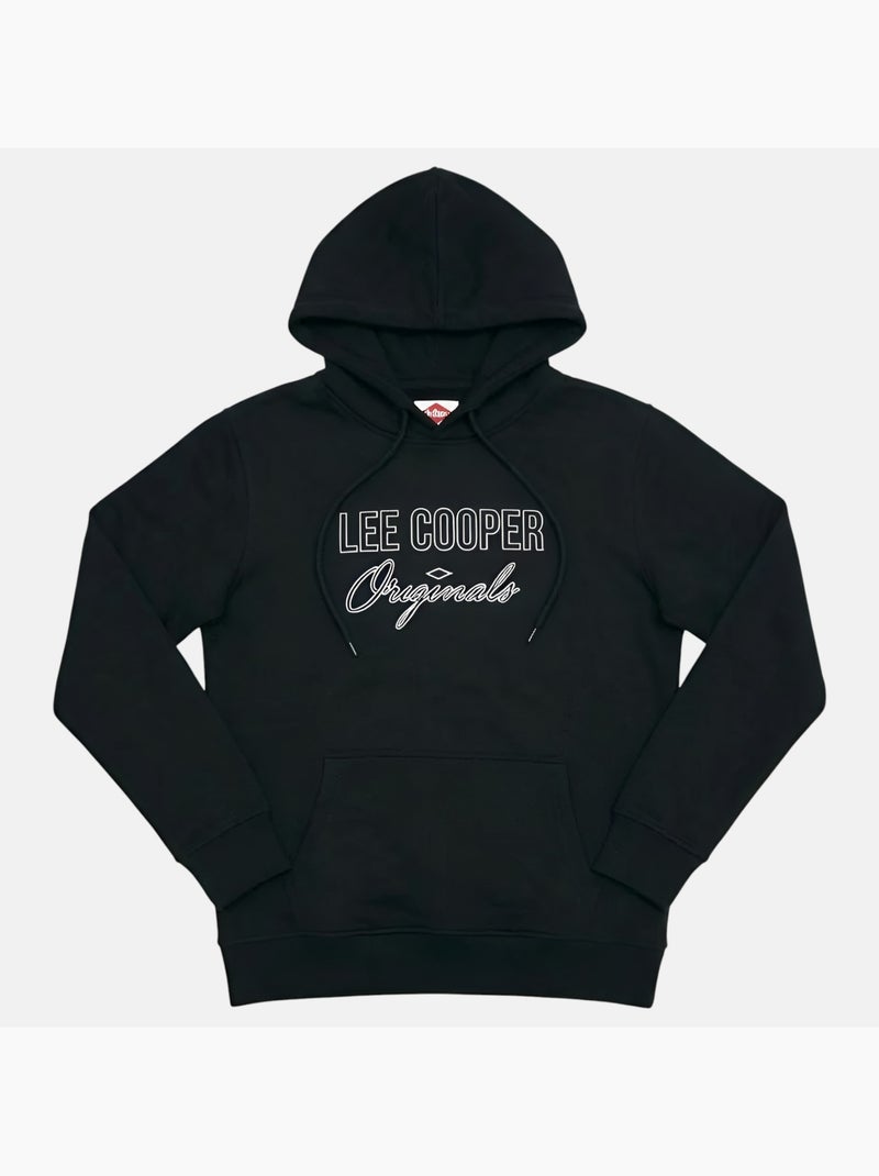 Lee Cooper - Sudadera hombre con capucha Negro - Kiabi