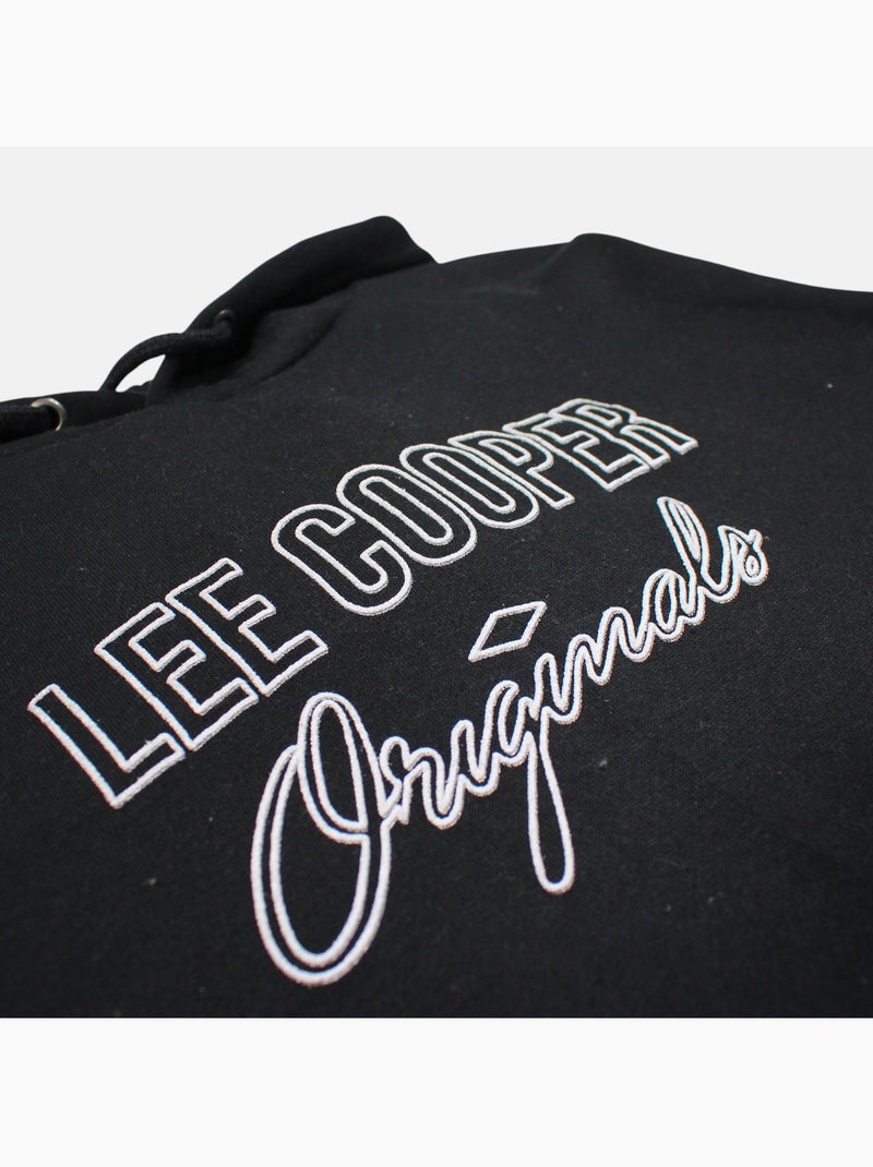 Lee Cooper - Sudadera hombre con capucha Negro - Kiabi