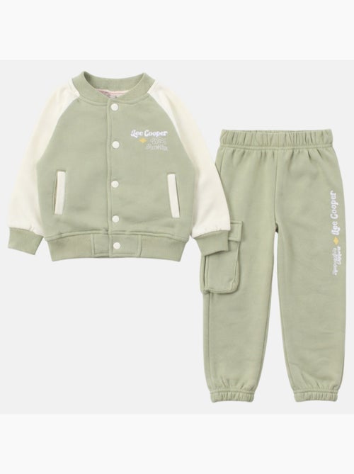 Lee Cooper - Tuta sportiva bambina con una giacca a maniche lunghe e un pantalone jogging - Kiabi