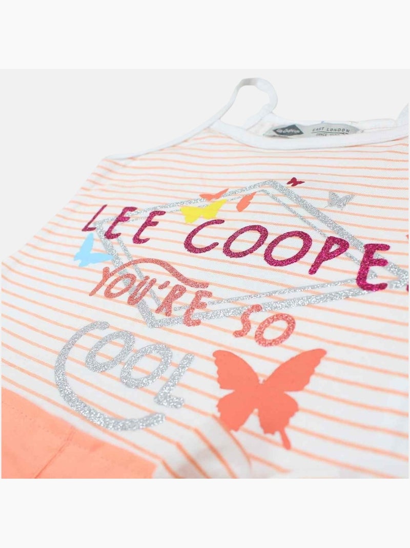 Lee Cooper - Vestido Naranja coral - Kiabi