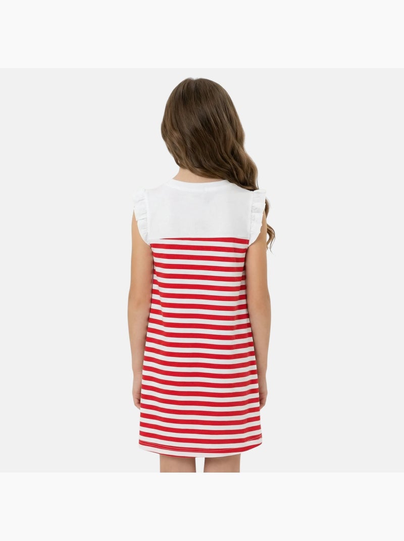 Lee Cooper - Vestido niña de manga corta Rojo - Kiabi